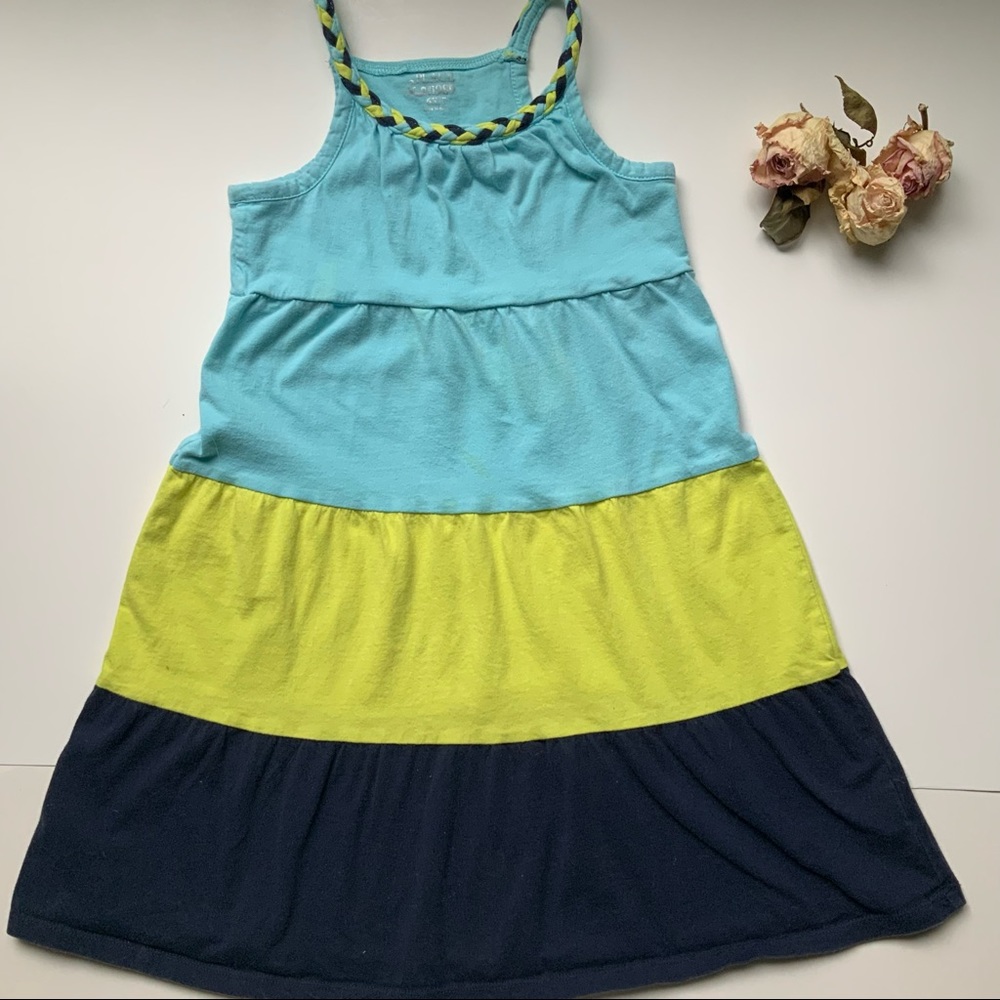Place spaghetti strap knit dress _ Girls 6-7x